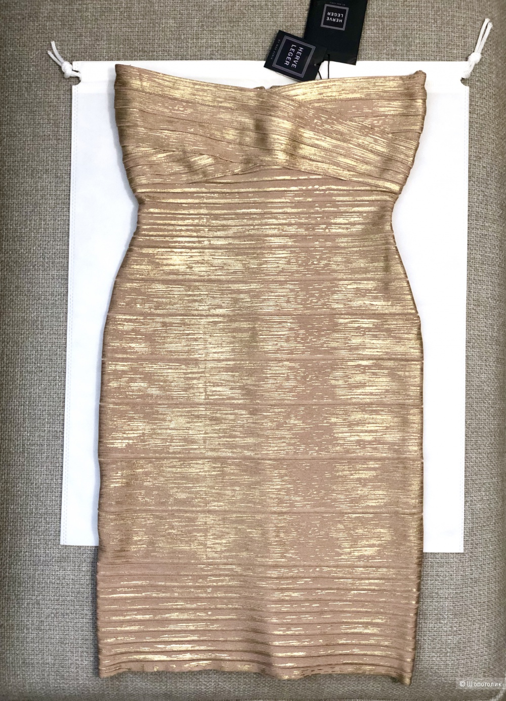 Бандажное платье Herve Leger, размер М