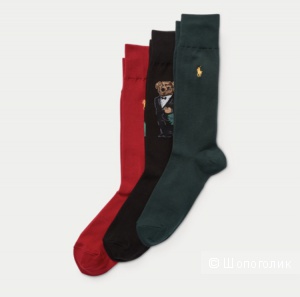 Набор подарочный носки 3шт Ralph Lauren универсальный размер