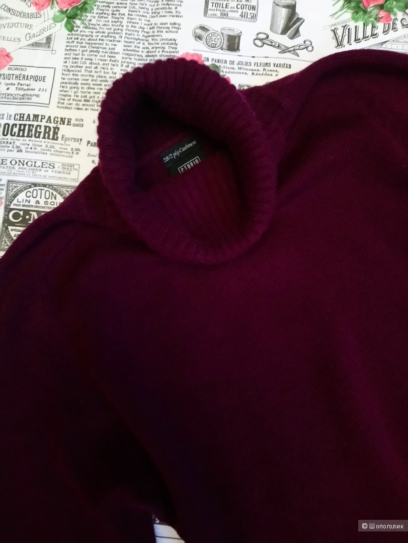 Кашемировый свитер 2-ply STUDIO, размер S-M