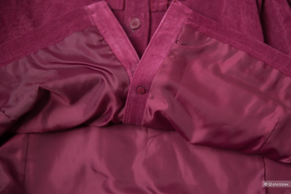 Замшевая куртка рубашка Beth Terrell размер XS S M