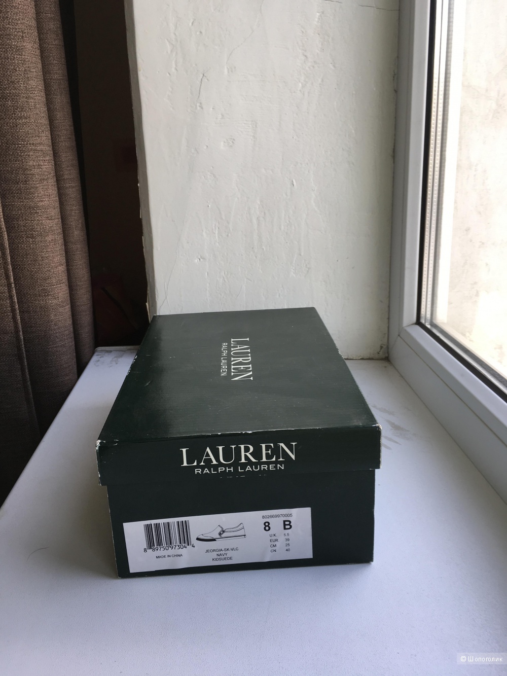 Замшевые слипоны Ralph Lauren, размер 38-39