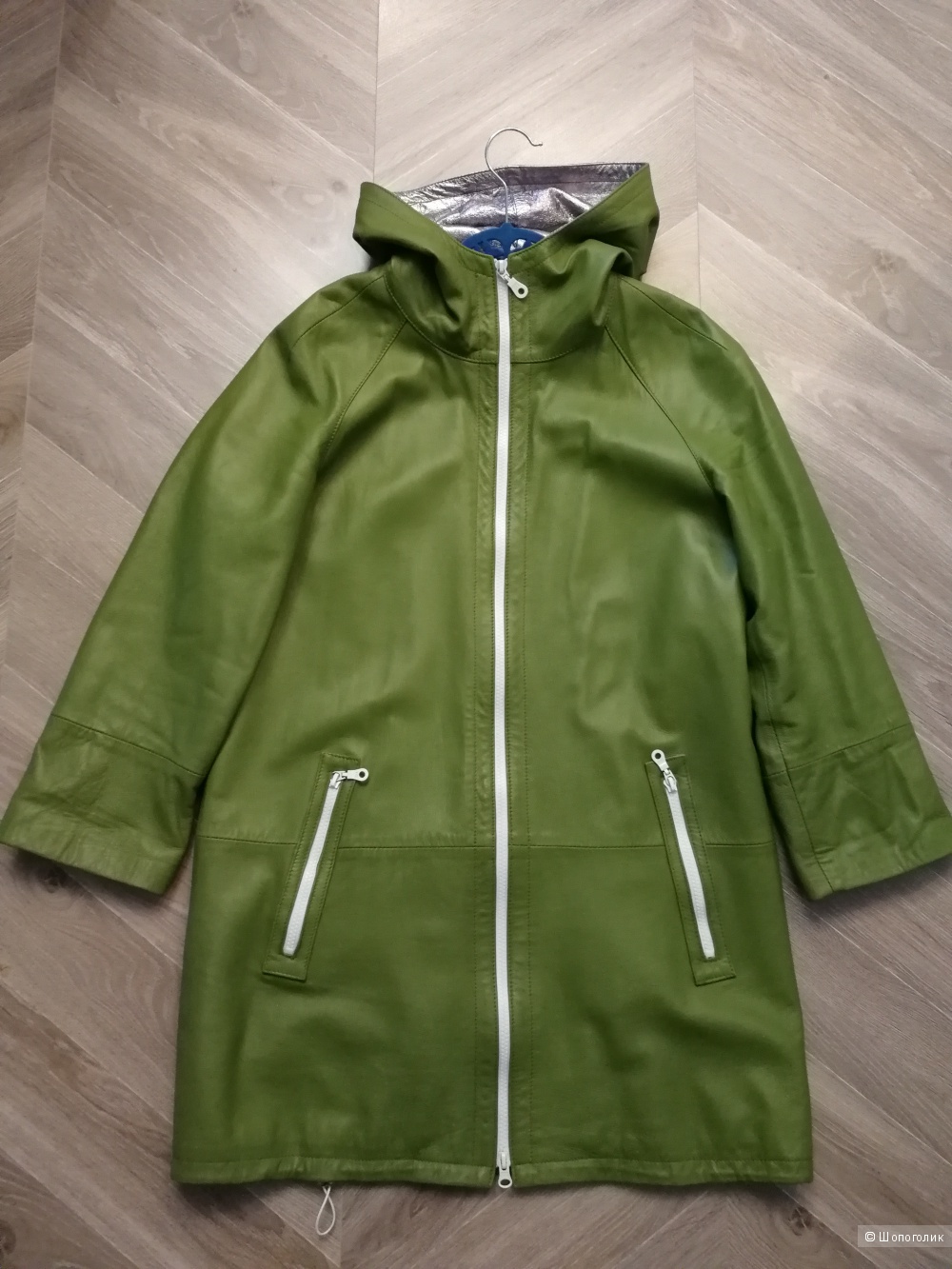 Кожаная куртка итальянского бренда 8, размер S