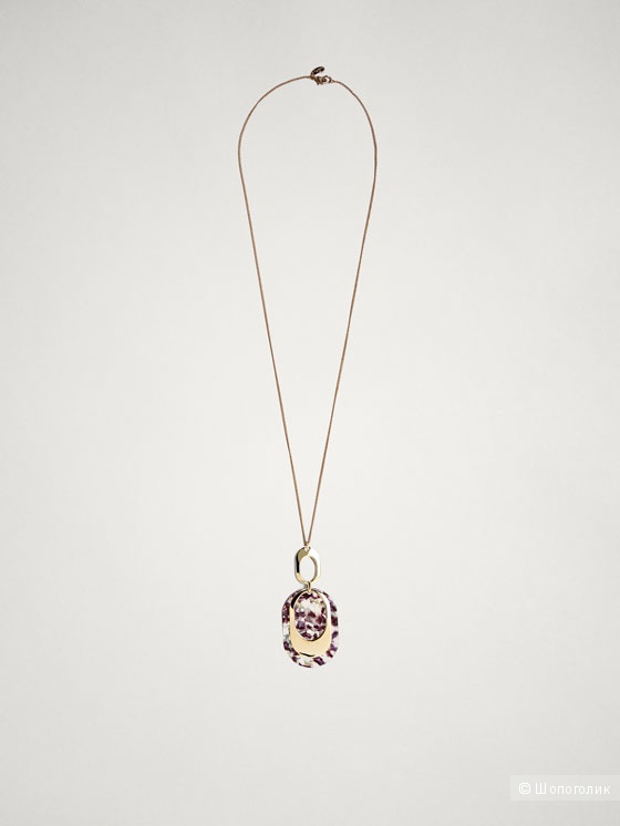 Овальное  ожерелье Massimo Dutti.