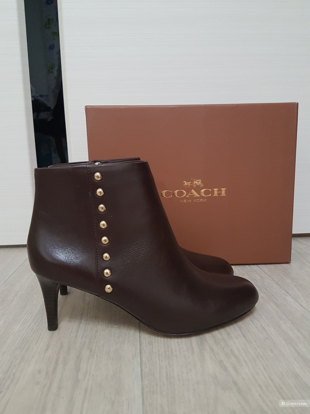 Ботильоны COACH, размер 9 US (39.5-40)