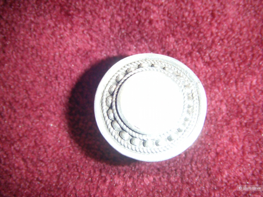 Кольцо серебро с перламутром, р. 16.5