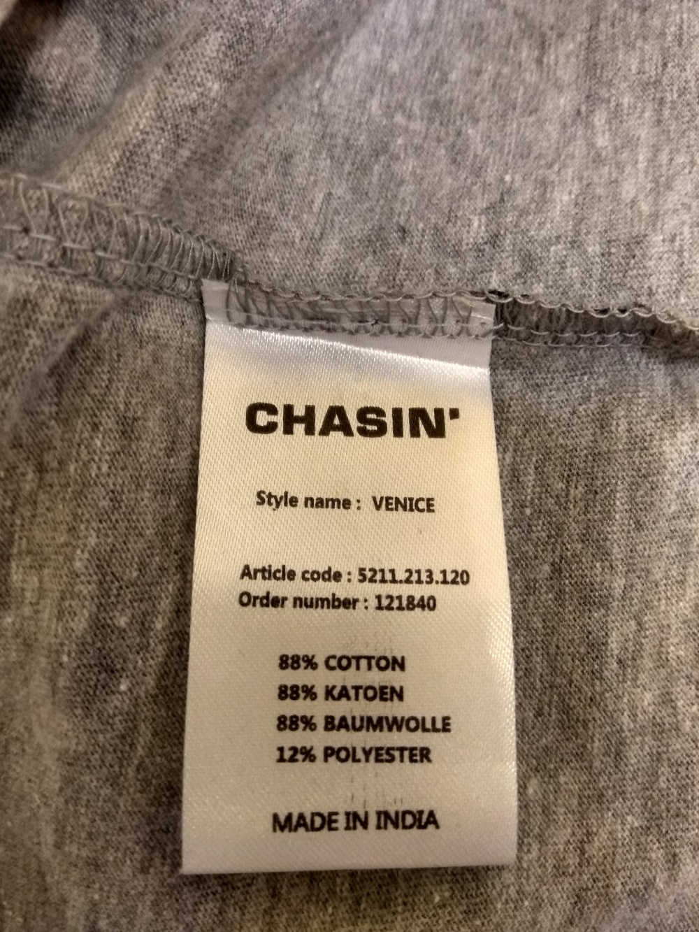 Новая футболка размер M, фирма Chasin (Нидерланды)