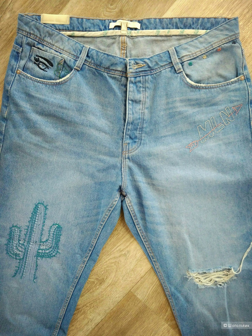 Джинсы-бойфренды Zara , L (48)