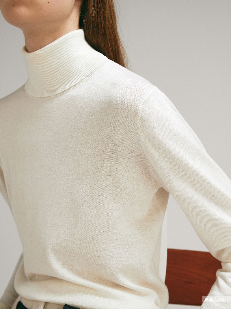 Свитер из шелка и шерсти Massimo Dutti L-XL