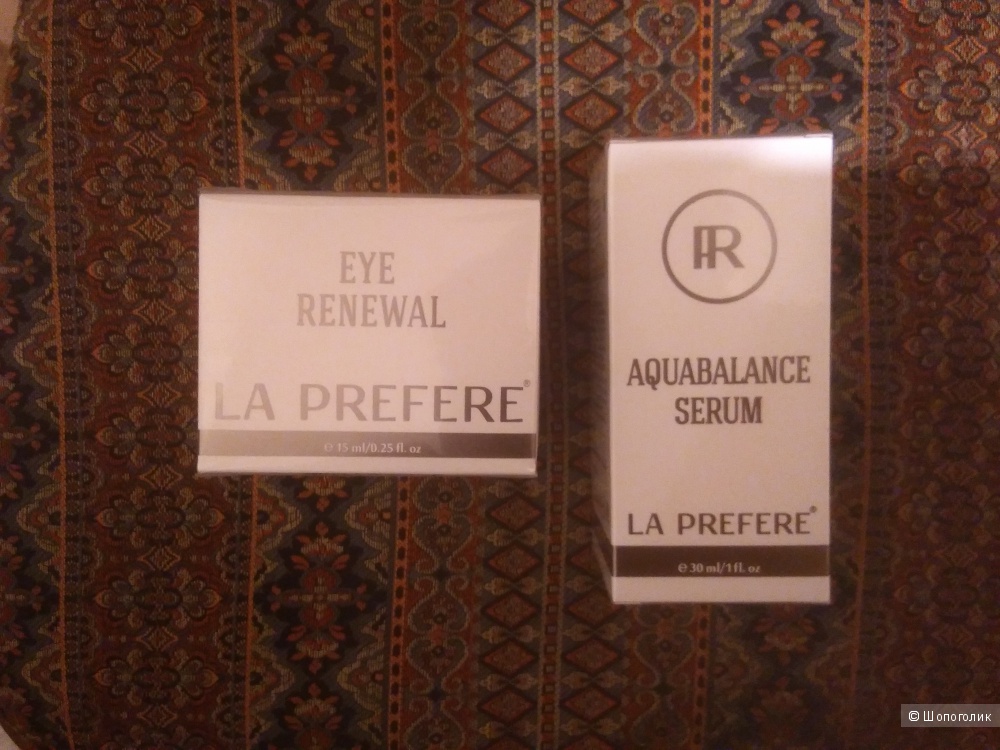 Сыворотка "Aquabalance serum" и крем для век "Eye Renewal", La Prefere
