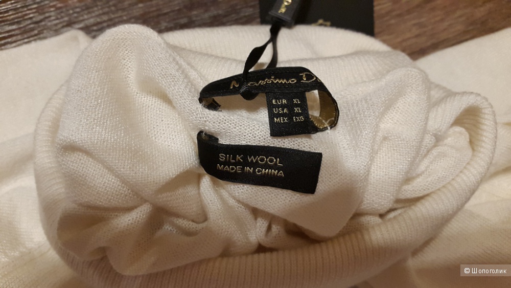 Свитер из шелка и шерсти Massimo Dutti L-XL