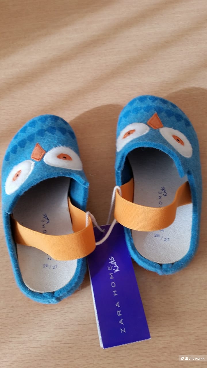 Тапочки Zara Home Kids размер 26-27