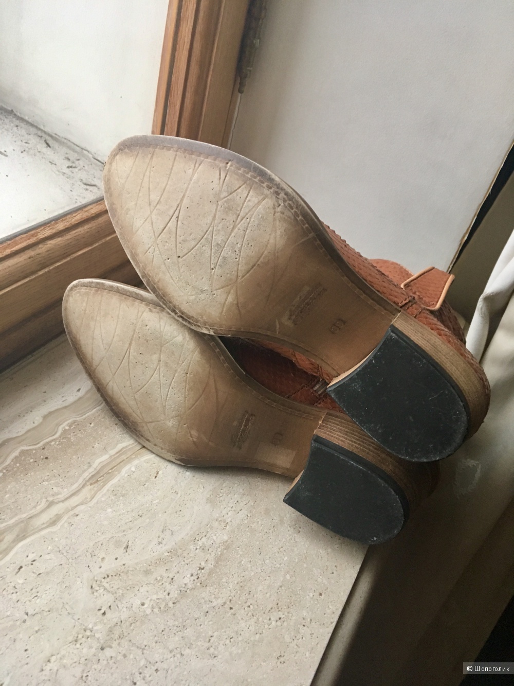 Кожаные ботинки казаки YKX &Co, 38 размер