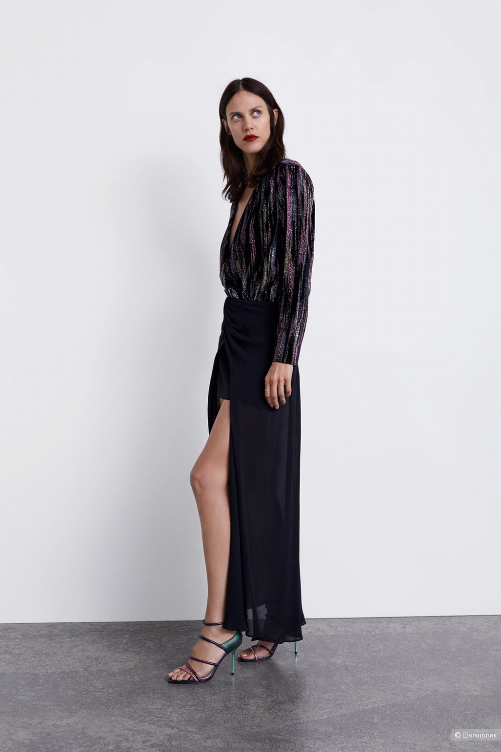 Zara блузка-боди, размер XL