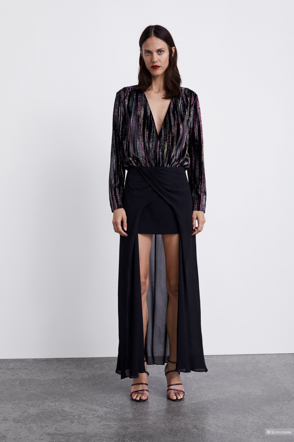 Zara блузка-боди, размер XL