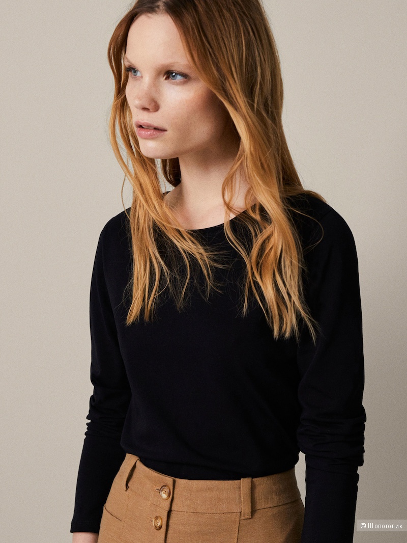 Футболка с длинным рукавом Massimo Dutti S-M