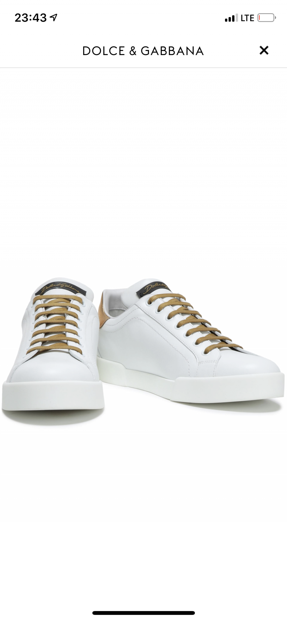 Кеды dolce gabbana 39 размер