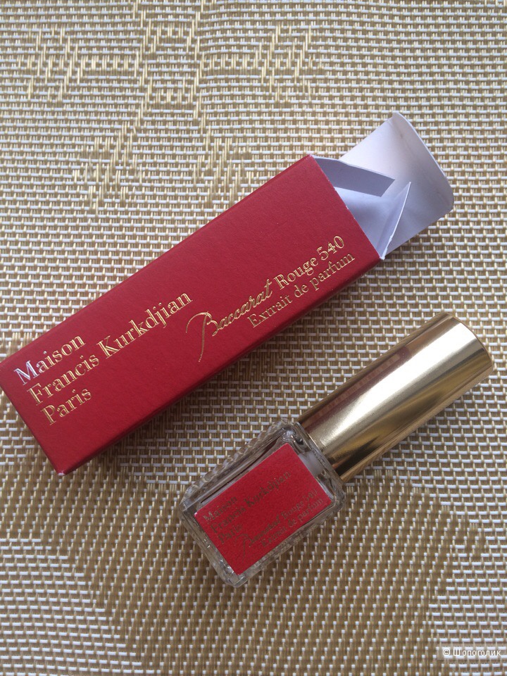 Фирменная миниатюра MFK Baccarat Rouge 540 Extrait De Parfum, 5мл