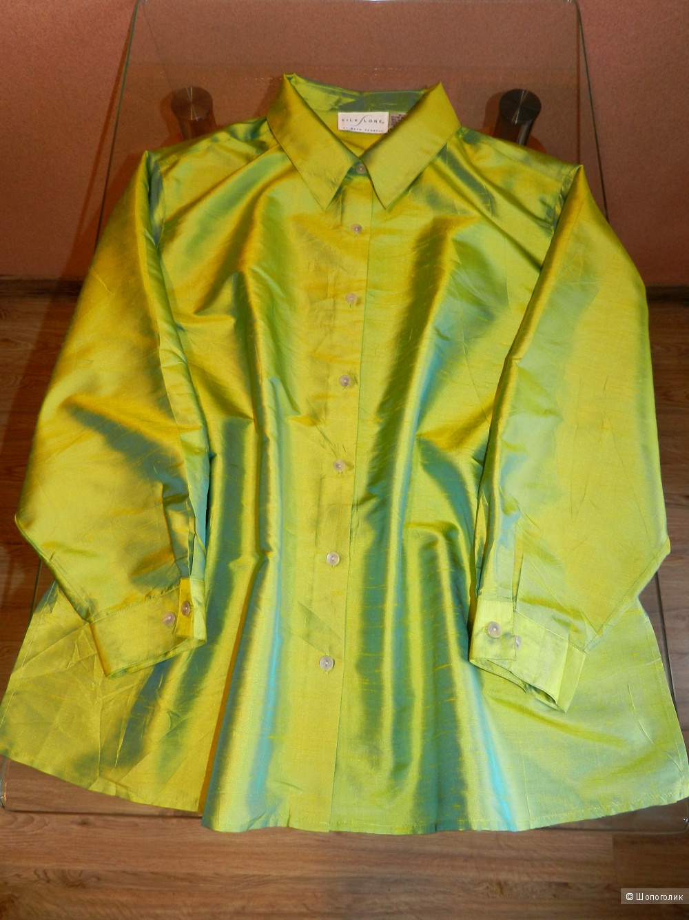 Блузка рубашка Silk Lore by Beth Terell XXL +