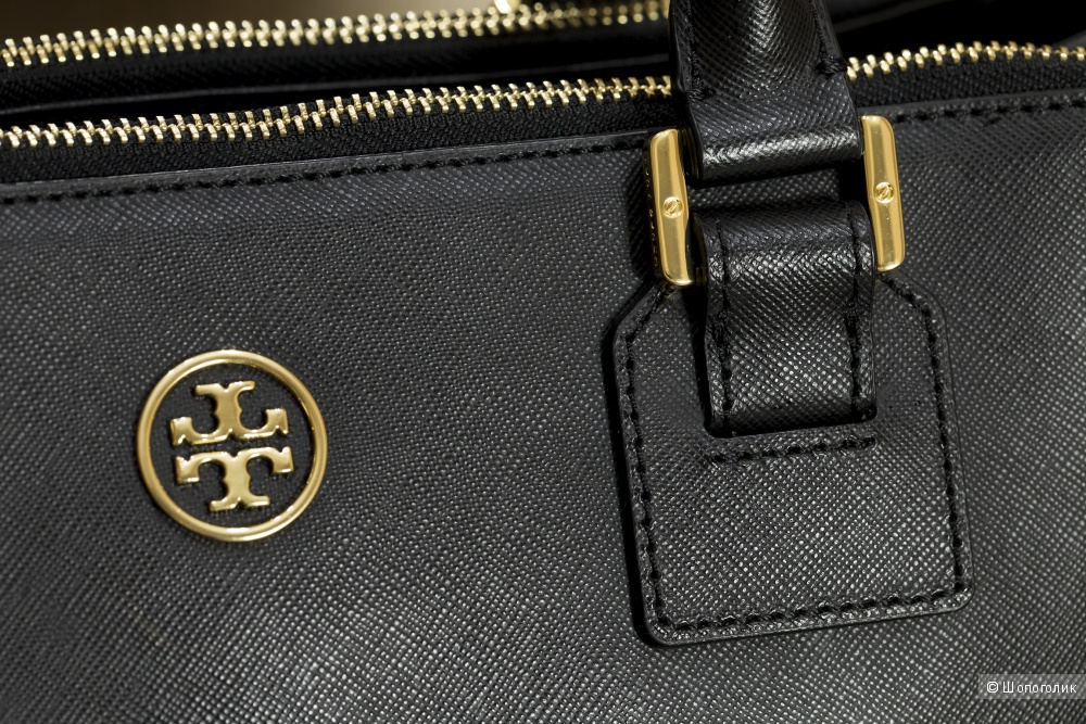 Сумка-тоут женская, Tory Burch Robinson Double Zip, medium.