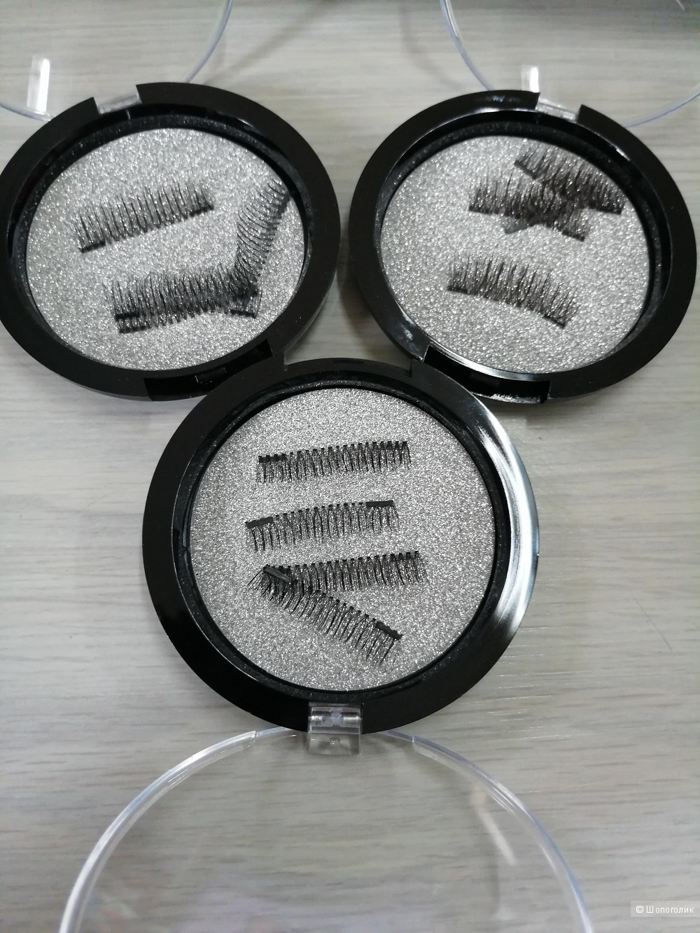 Ресницы на магнитах на весь глаз 4 штуки