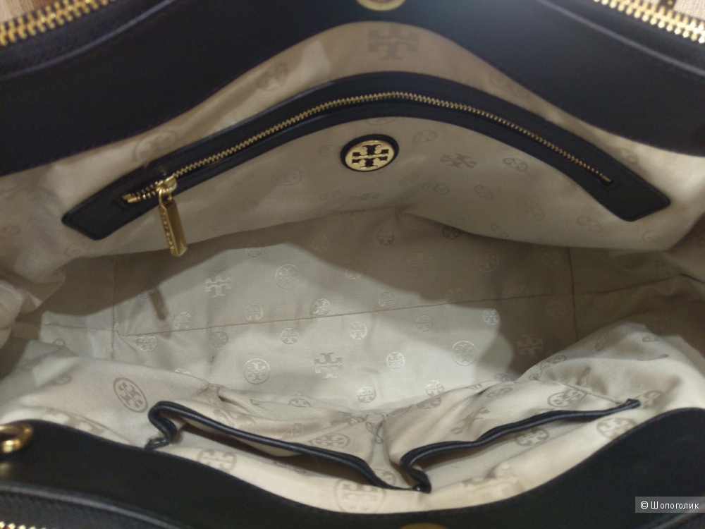 Сумка-тоут женская, Tory Burch Robinson Double Zip, medium.