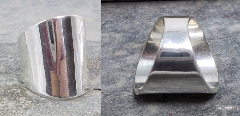 Серебряное кольцо 18 размер