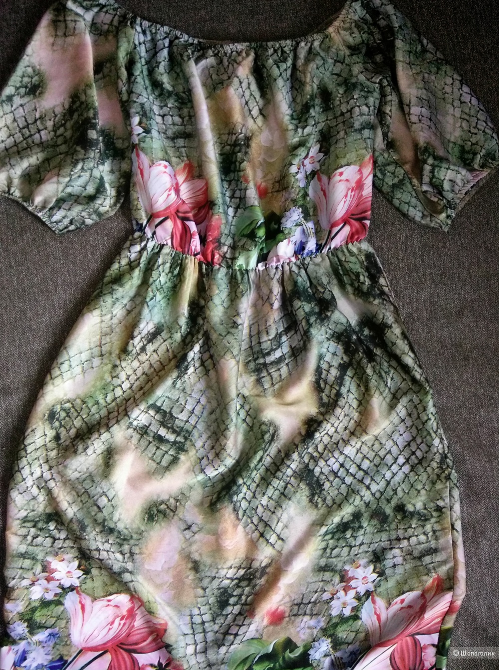 Шелковое платье Elza 46-48 размер