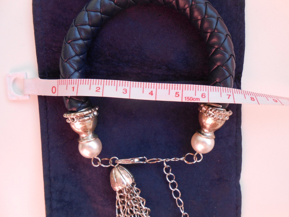 Браслет ( кожа ) , one size