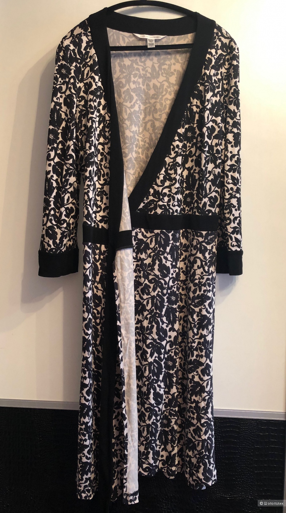 Шелковое платье Diane von Furstenberg UK12 рус 46