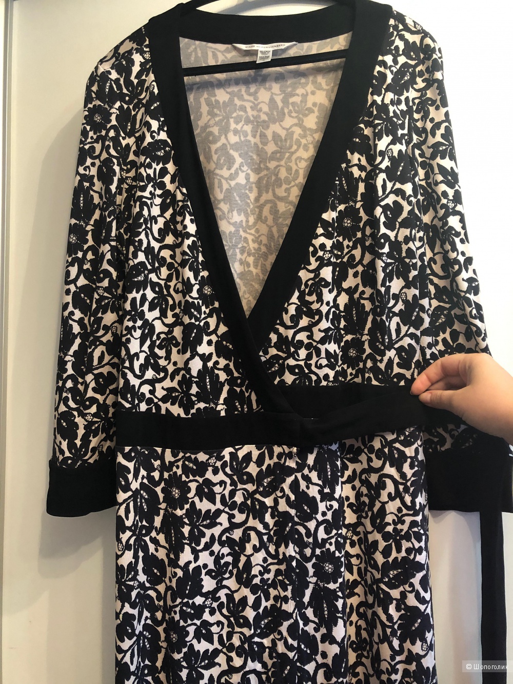 Шелковое платье Diane von Furstenberg UK12 рус 46
