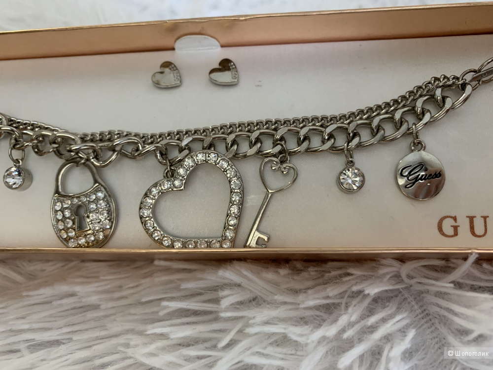 Браслет + серьги Guess