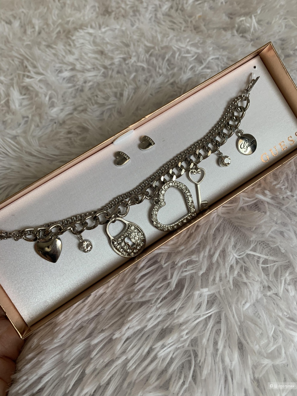 Браслет + серьги Guess