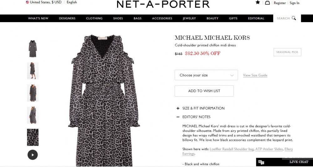 Платье MICHAEL KORS. р.46