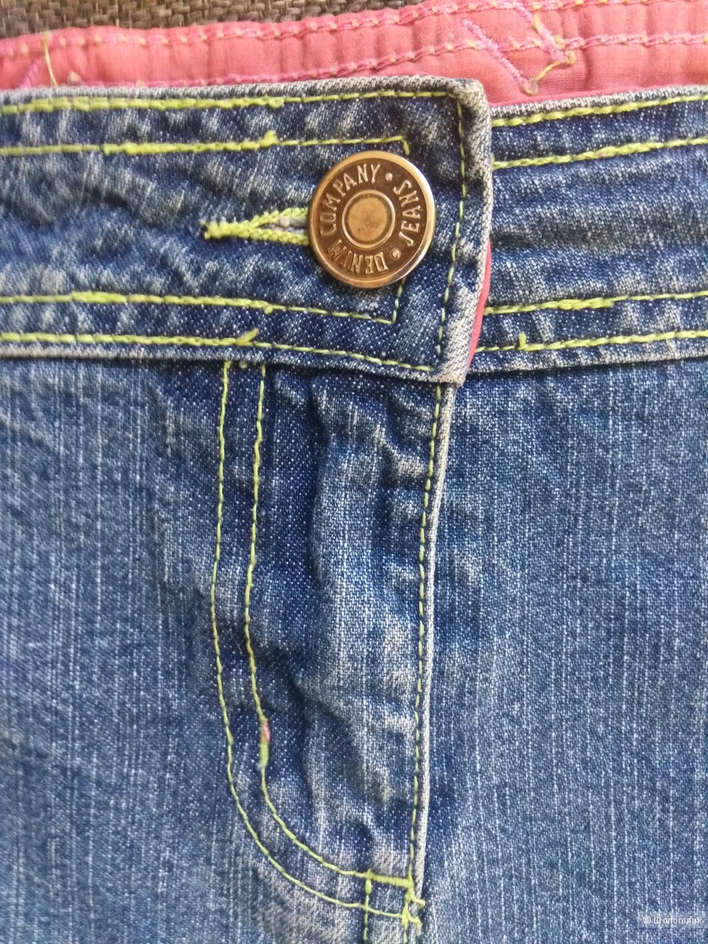 Джинсовая мини юбка DENIM"CO размер 50-52