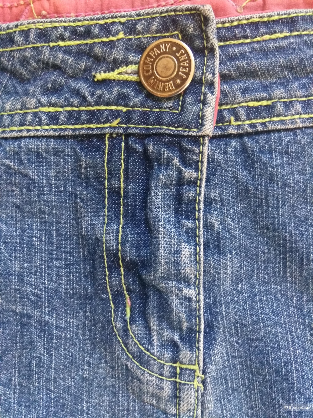 Джинсовая мини юбка DENIM"CO размер 50-52