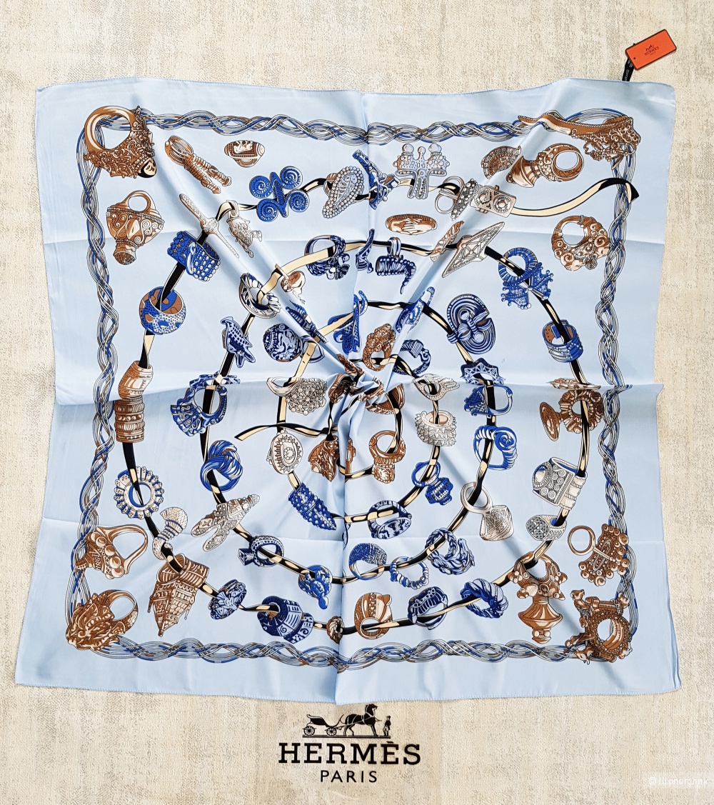Платок Hermès 90x90 см