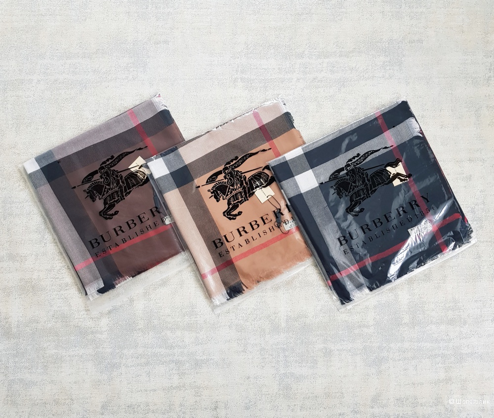 Платок палантин Burberry 140x140 см