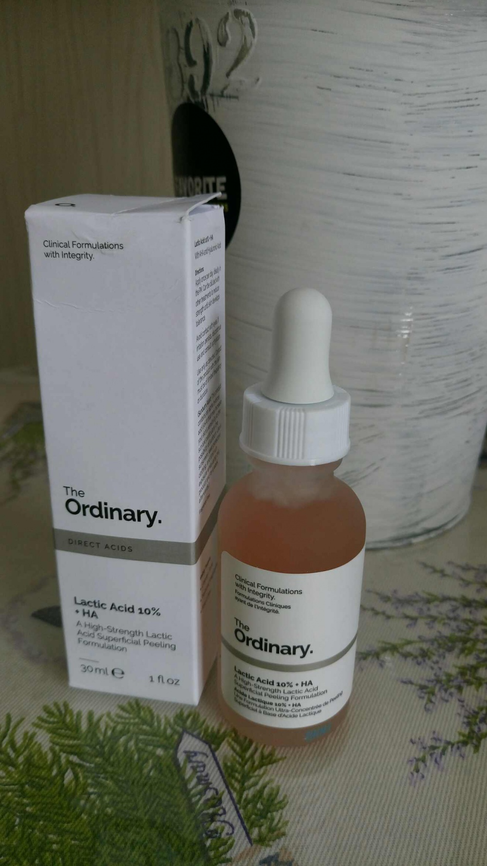 Сыворотка The Ordinary Lactic Acid 10%+HA 30ml