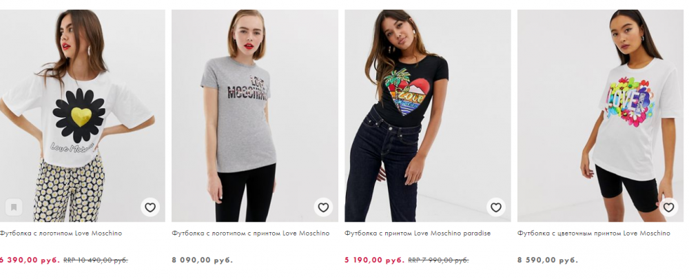 Футболка Moschino, размер IT 46 на наш 46-48.