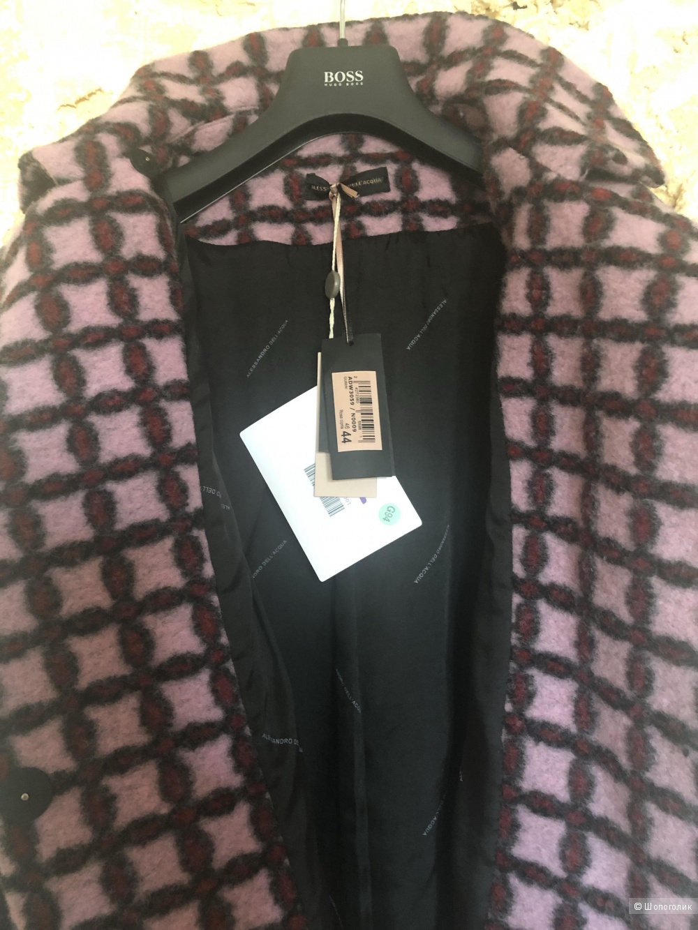 Двубортный жакет ALESSANDRO DELL'ACQUA, р. 44IT(L)