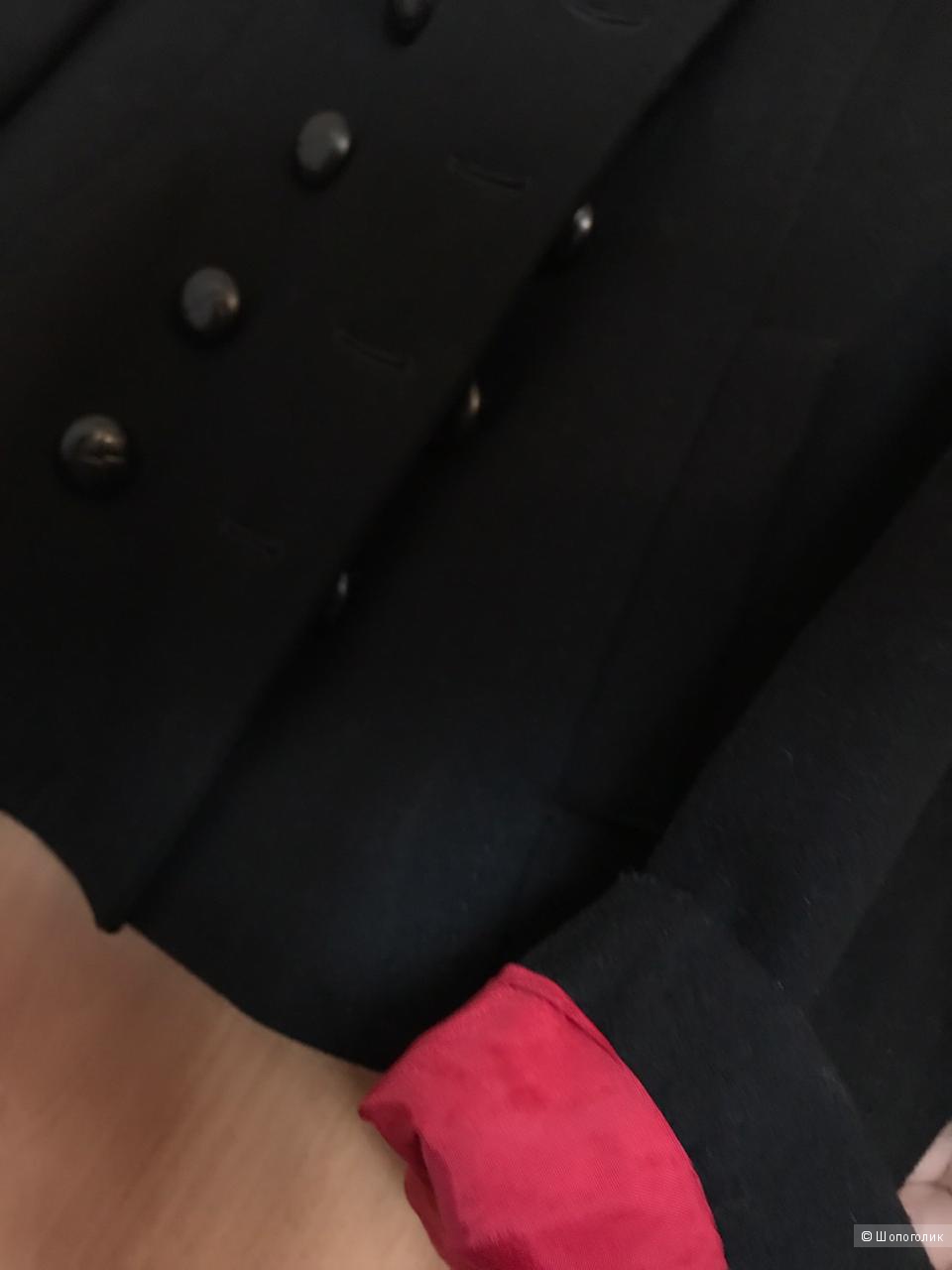 Пальто шерстяное двубортное Stefanel 44 IT на наш 46