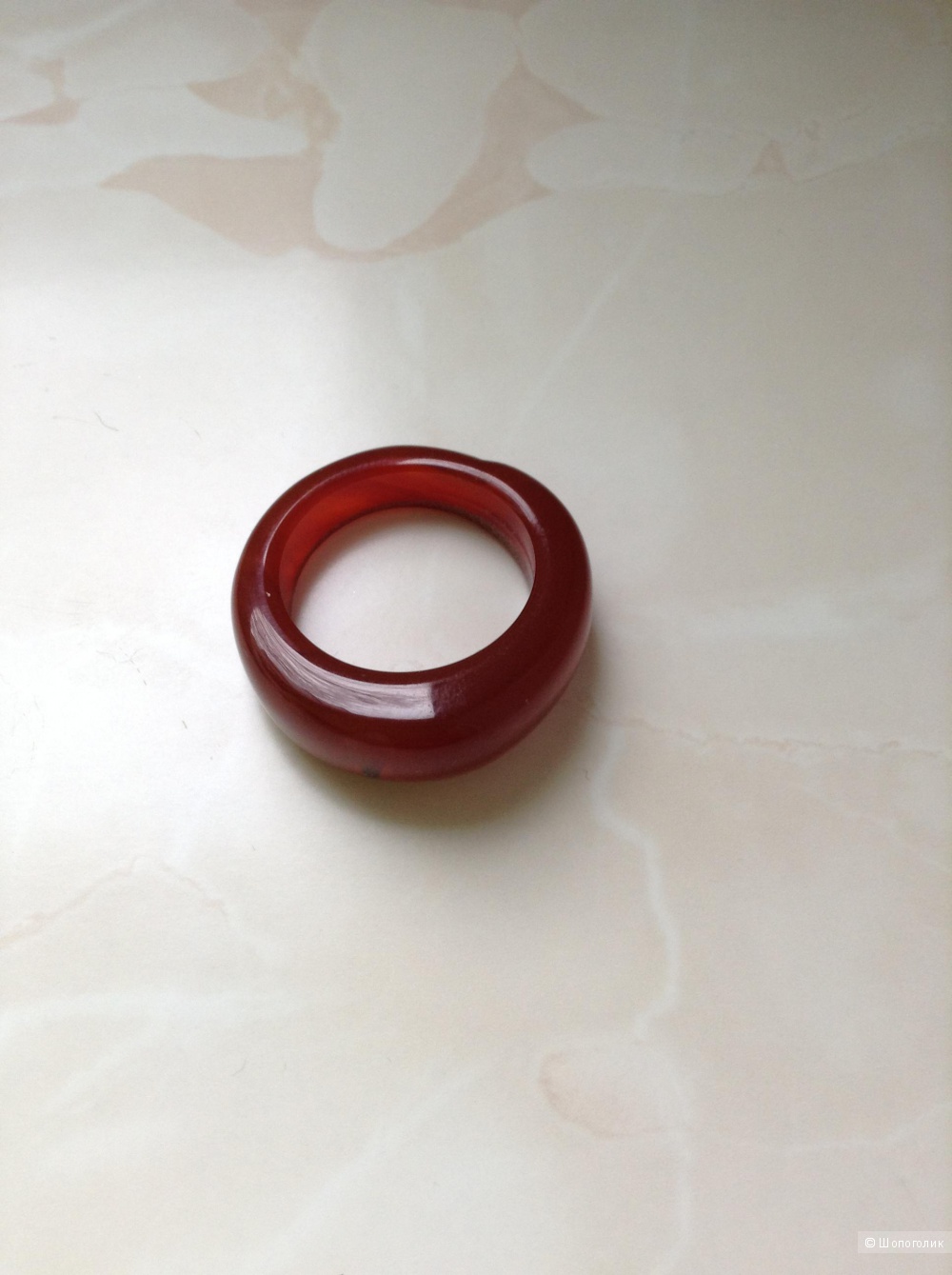 Кольцо из сердолика, 18 размер