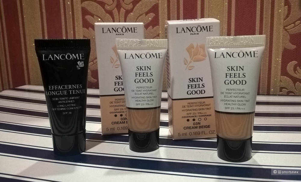 Сет тональных средств Lancome 5 мл * 3 шт