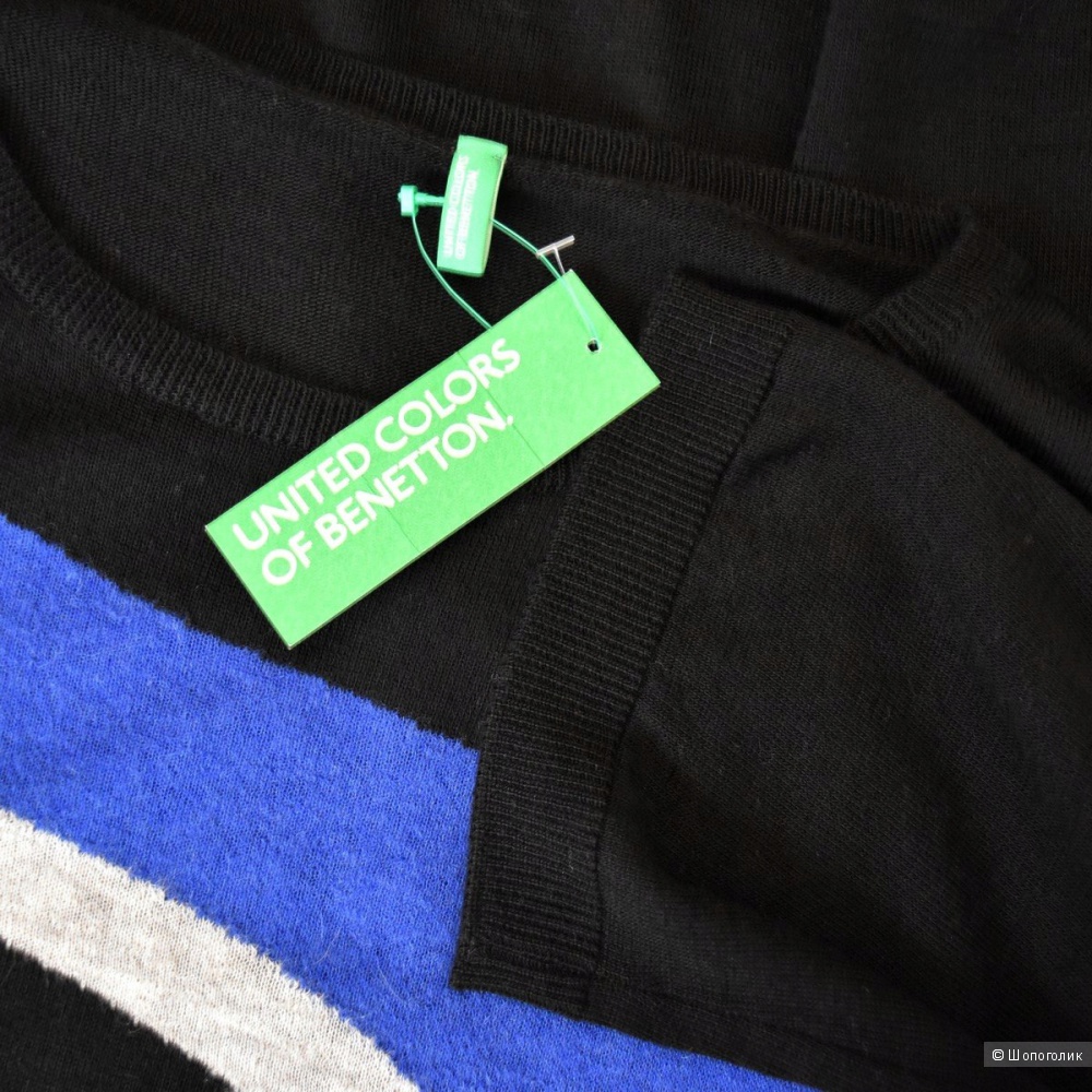 Пуловер Benetton, размер xs/s реально на 44- 46-48