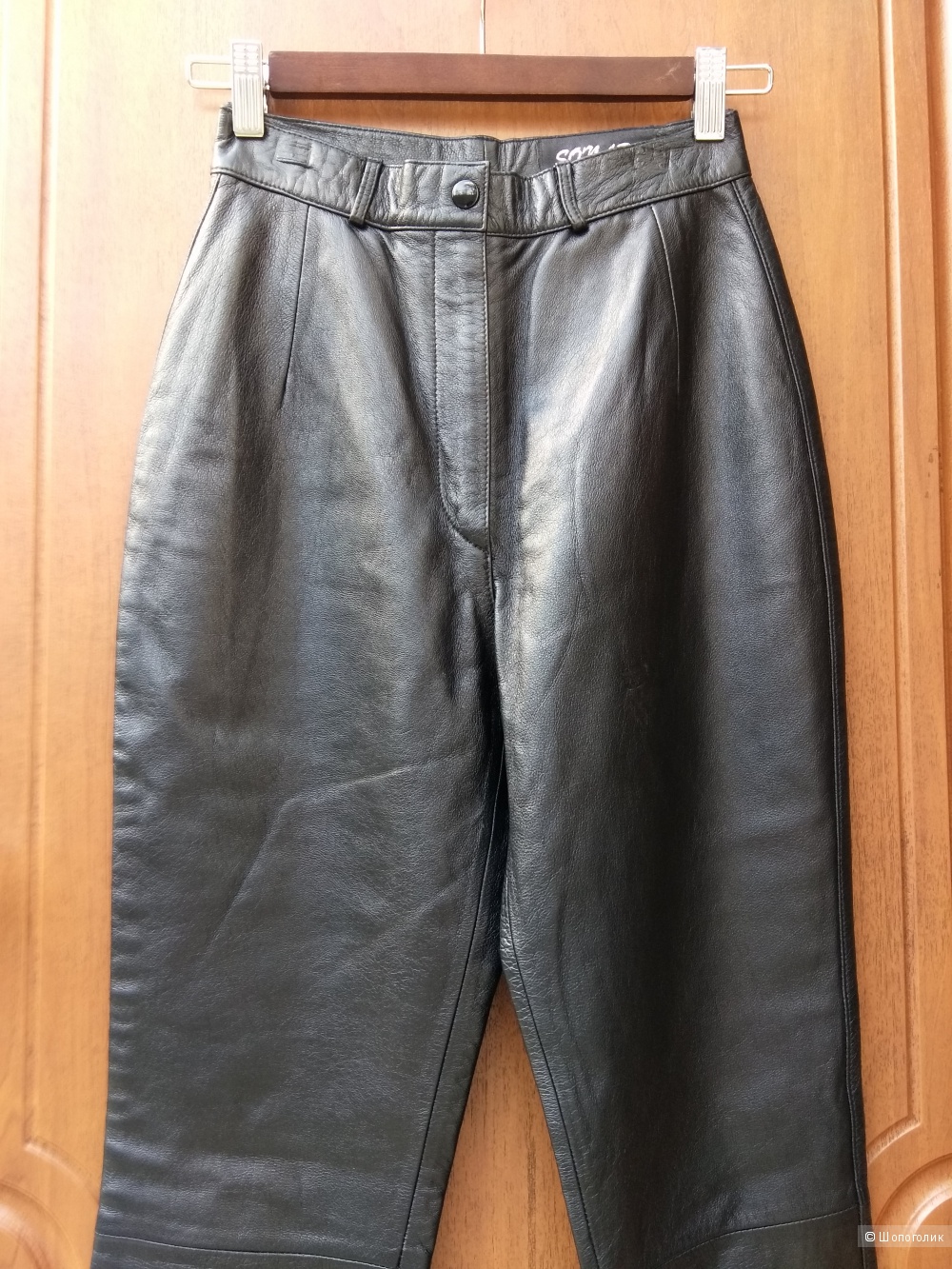 Новые кожаные брюки 40-42 размер (XS, S)