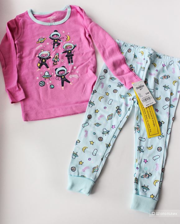 Детская пижама OshKosh B'gosh, размер 24м (81- 86 см)