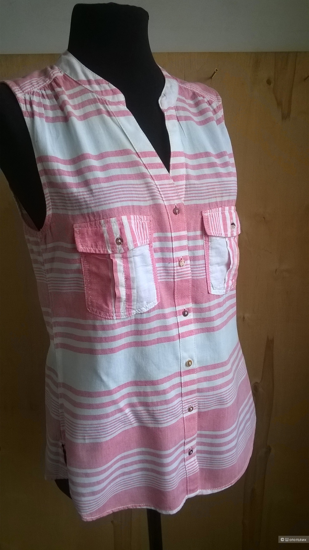 Блузка рубашка «H & M» р.38 ( на 44)