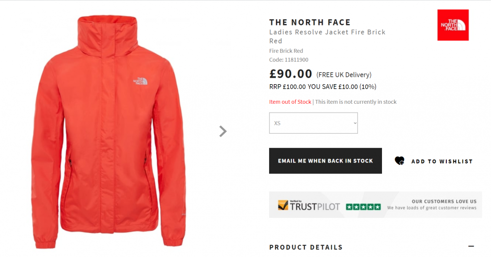 Куртка The North Face, М