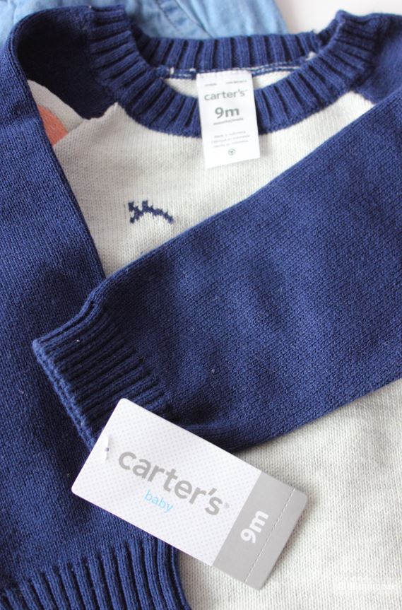 Комплект Carters 2в1 для девочки, размер 9м (69-72см)