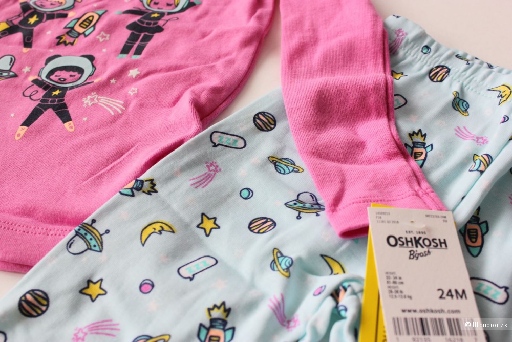 Детская пижама OshKosh B'gosh, размер 24м (81- 86 см)